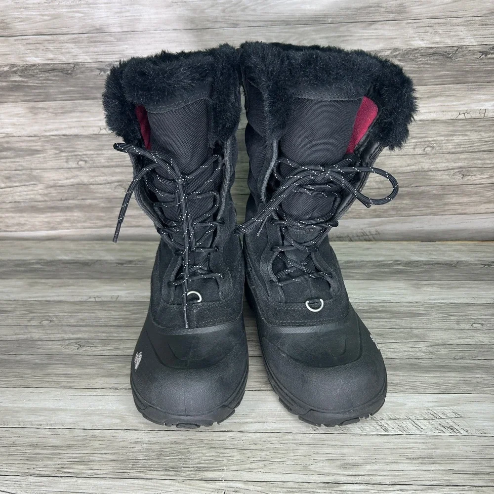 The North Face Chilkat Lace II Youth Girls 5 Waterproof Heatseeker Snow Boot